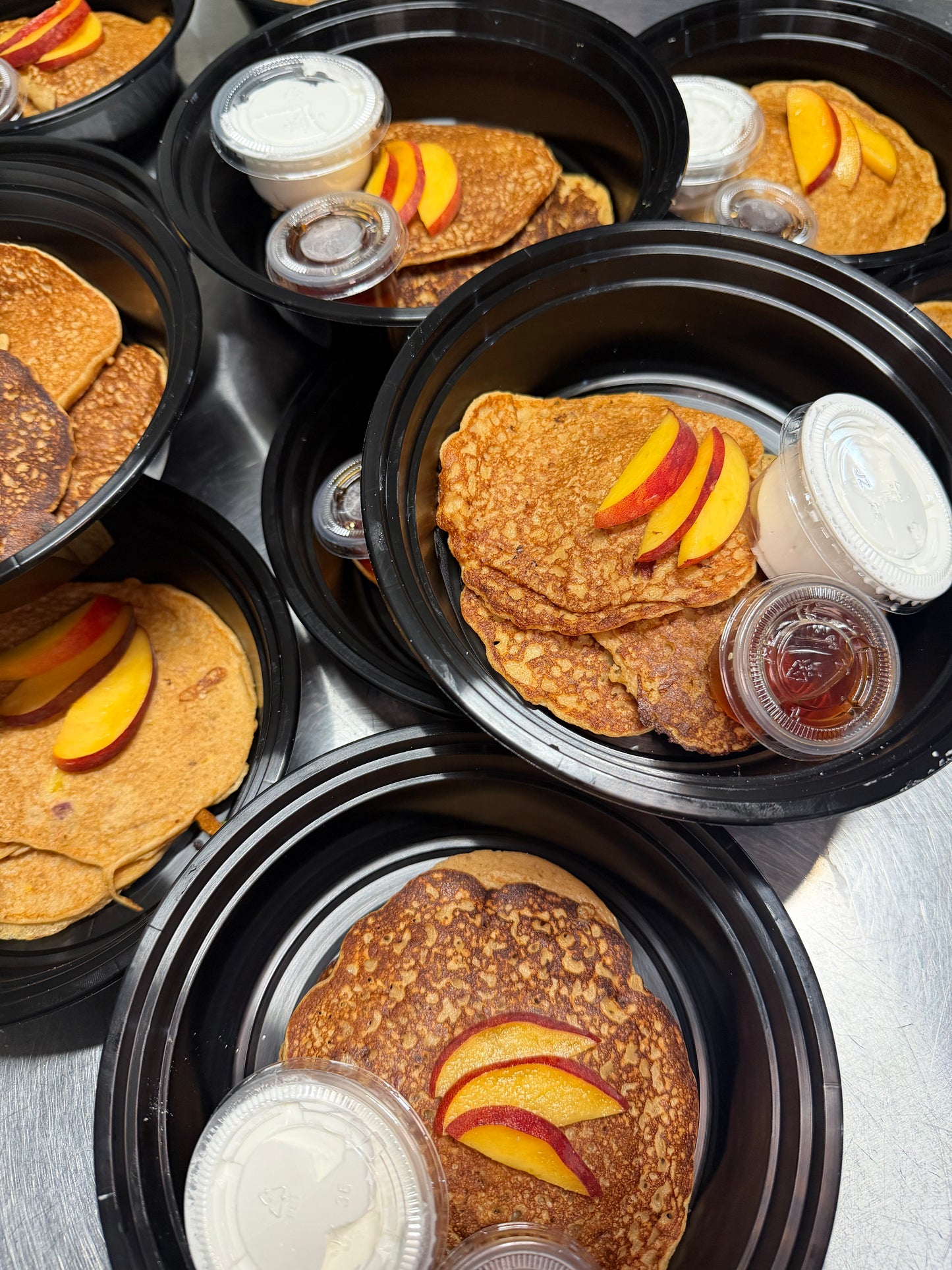 Peace cobbler protein pancakes