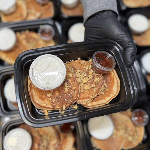 Banana Nut Protein Pancakes