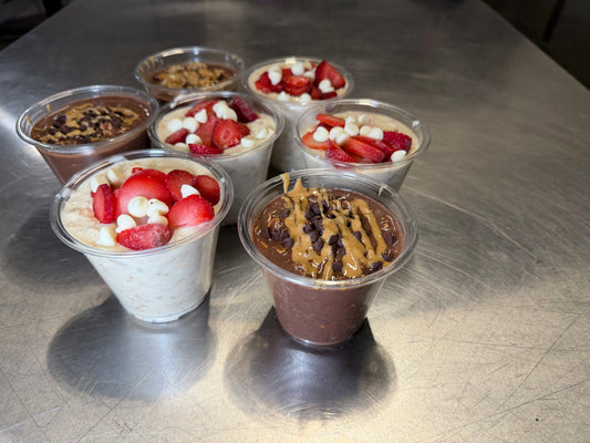 Strawberry Cheesecake overnight oats